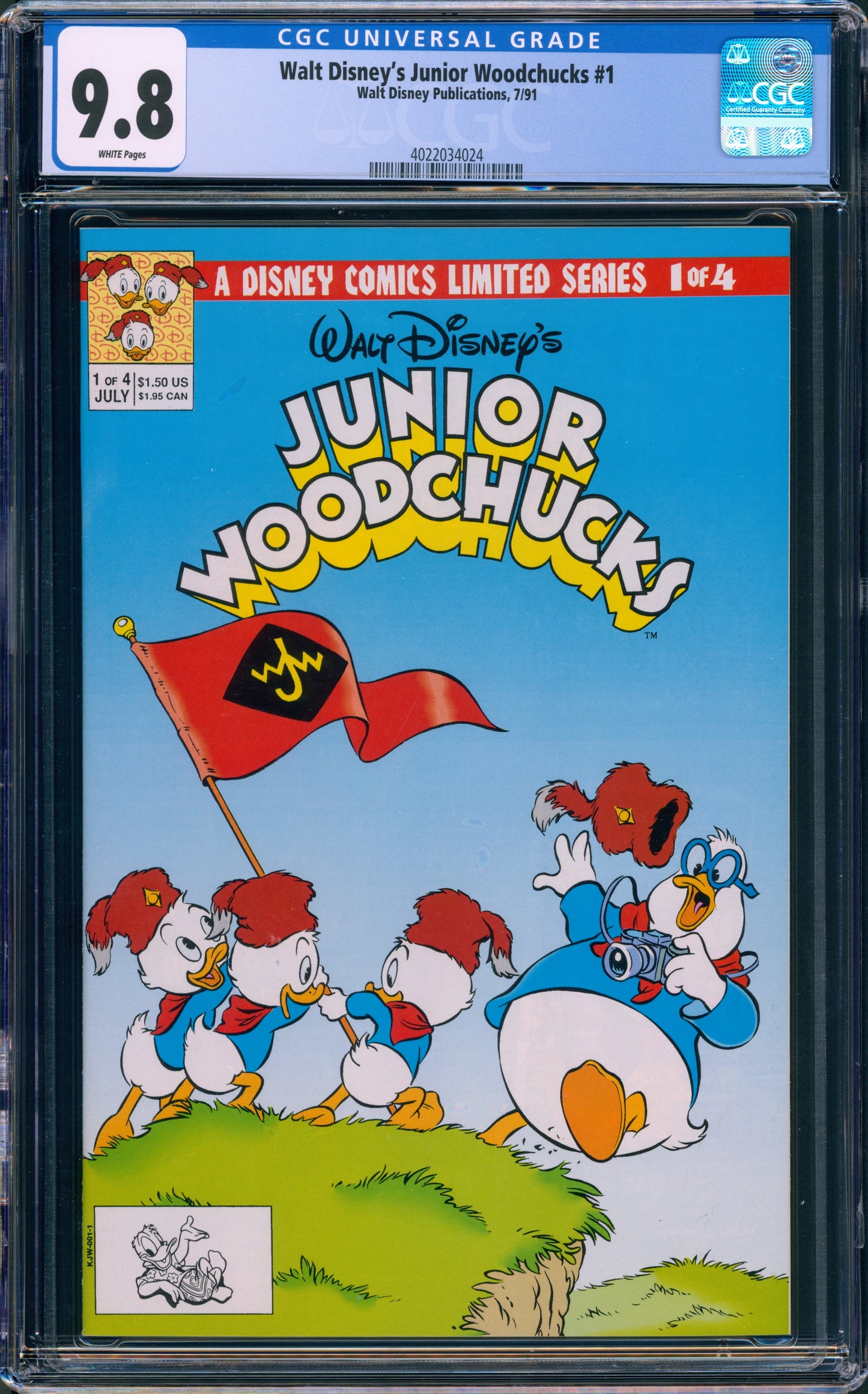 Junior Woodchucks #1 CGC 9.8