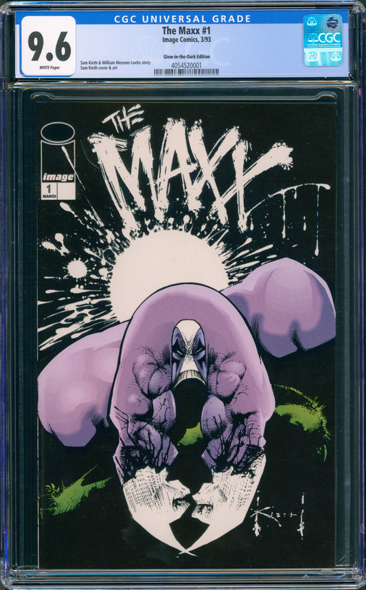 Maxx #1 CGC 9.6 Glow in the Dark