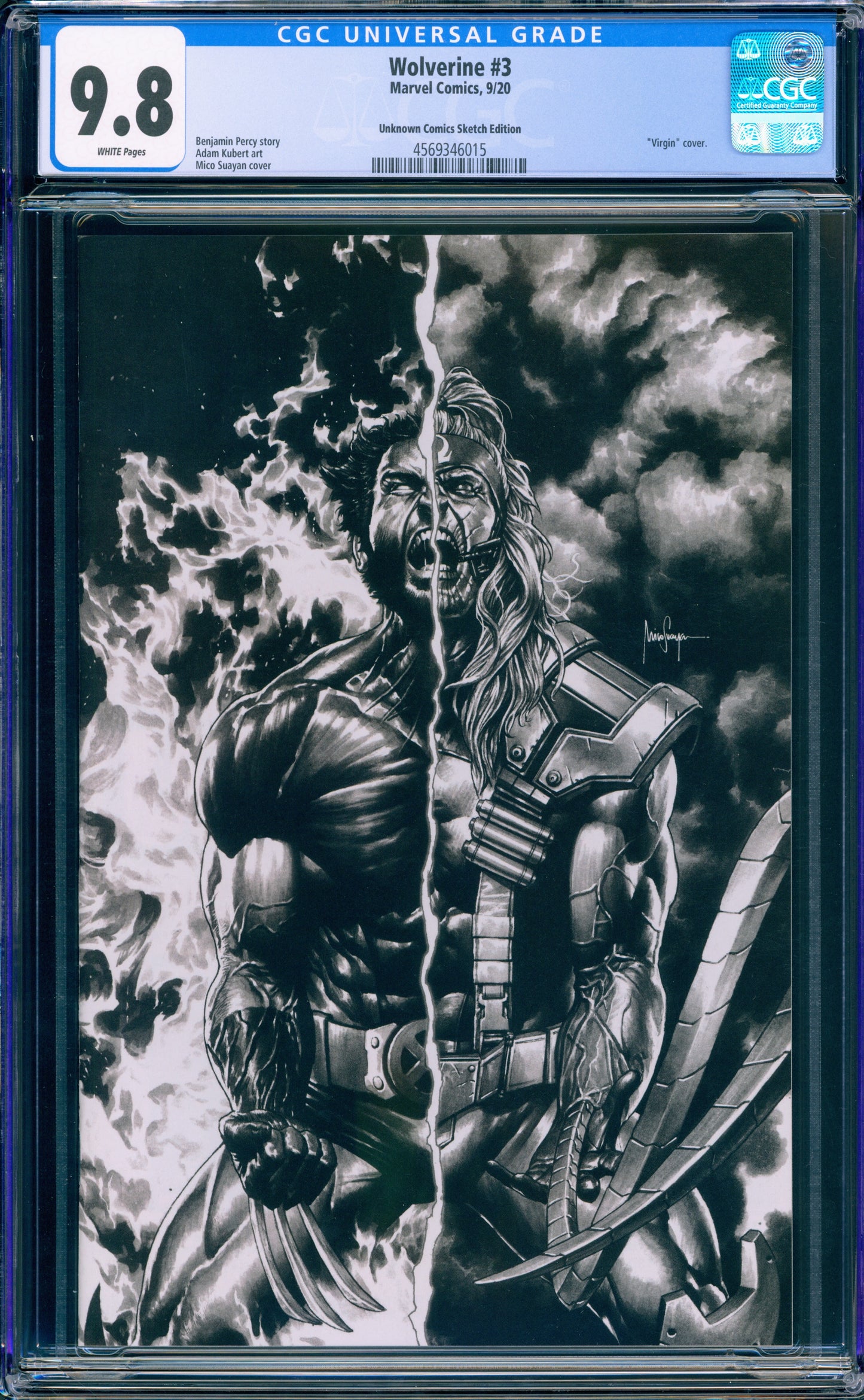 Wolverine #3 CGC 9.8 Black & White