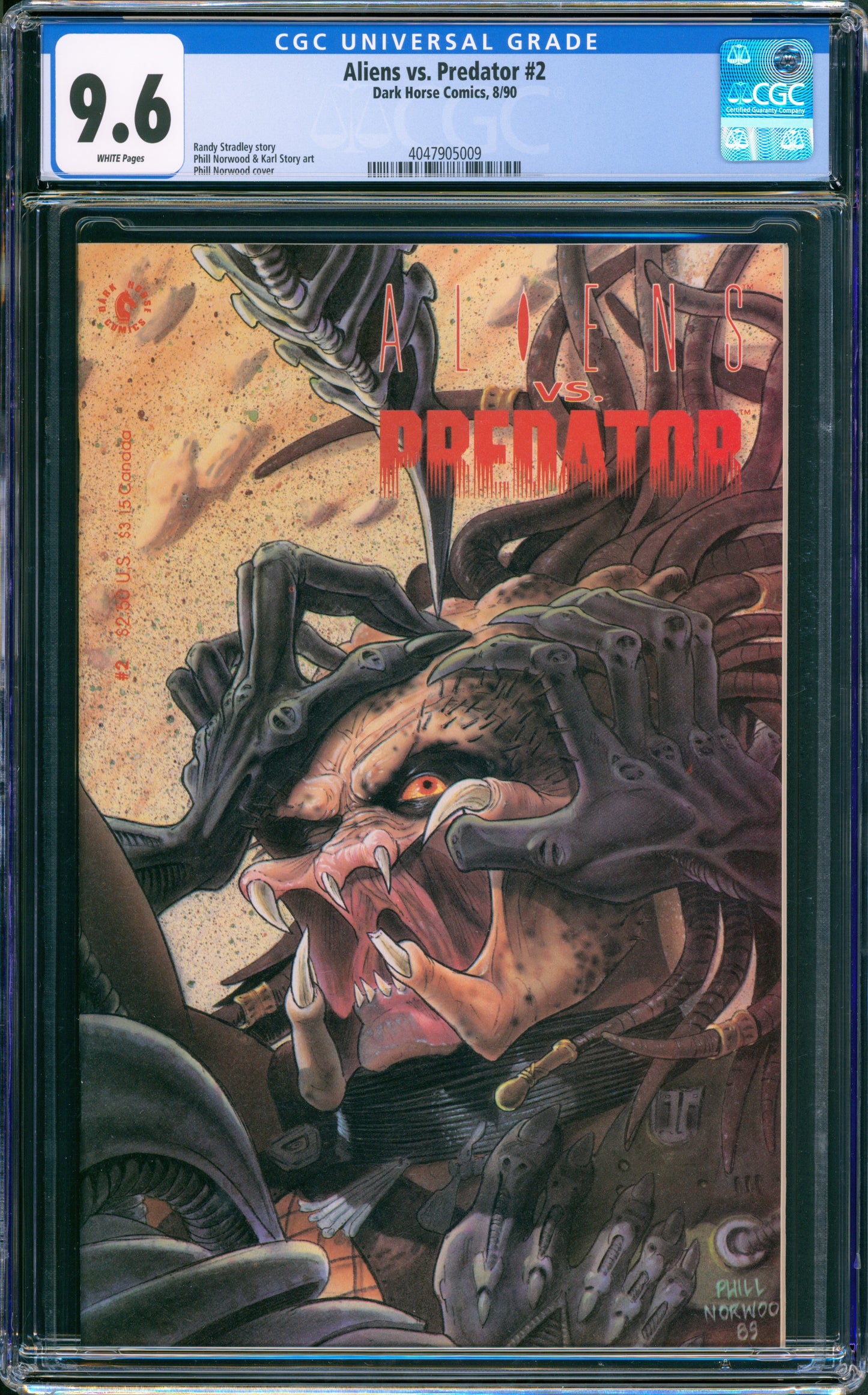 Aliens vs Predator #2 CGC 9.6