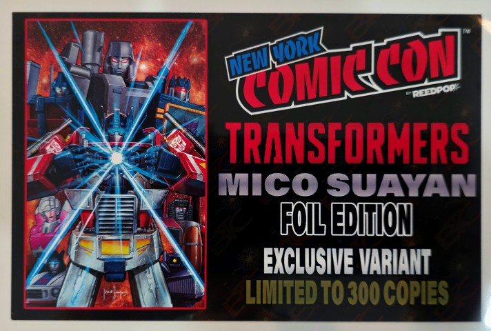Transformers #25 NYCC Foil Limited to 300 Copies (Mico Suayan)