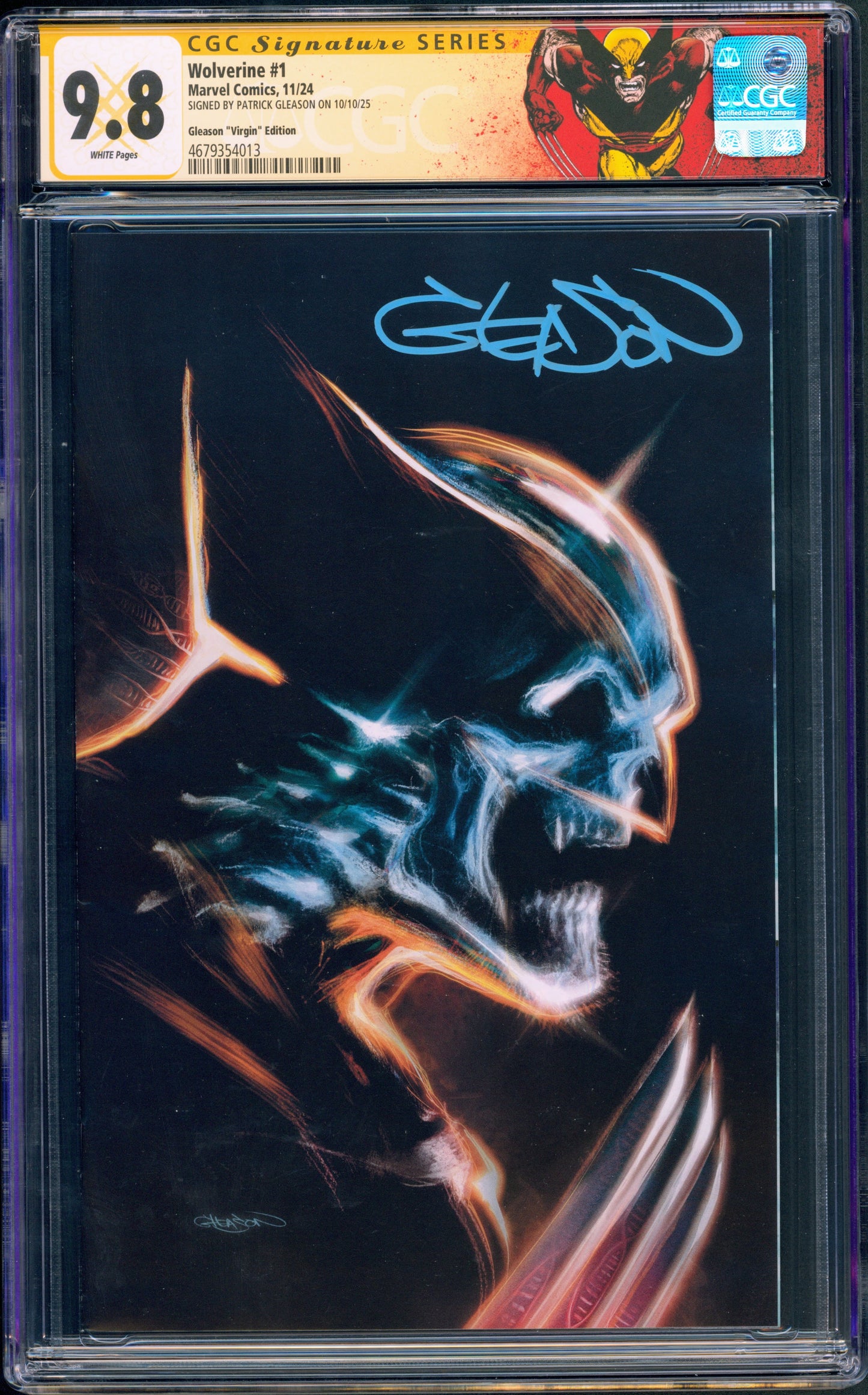 Wolverine #1 CGC 9.8 (Virgin Edition - Signed Patrick Gleason)