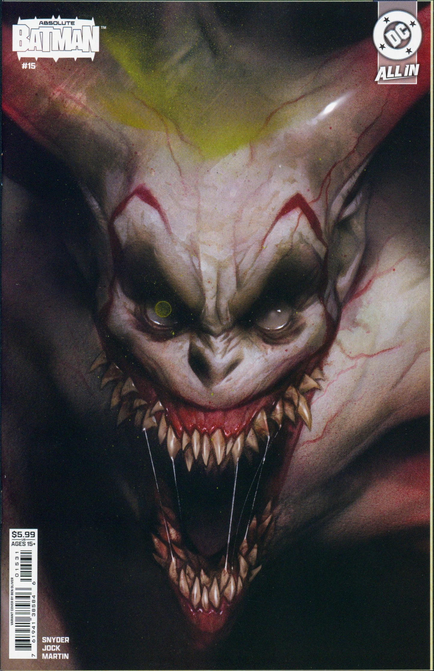 Absolute Batman #15 - Cover C 1st Print 1st Absolute Joker
