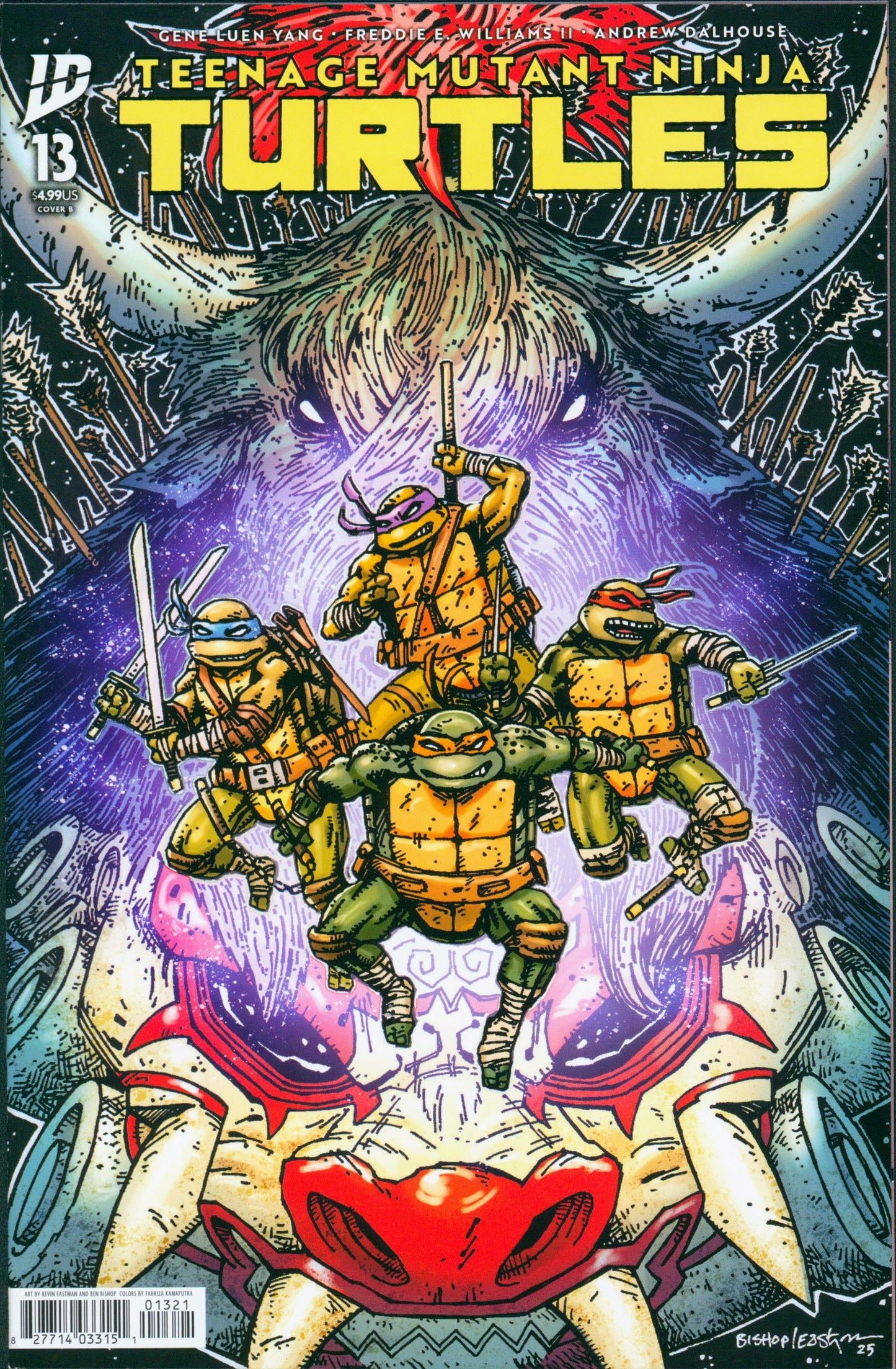 Teenage Mutant Ninja Turtles #13 Cover B