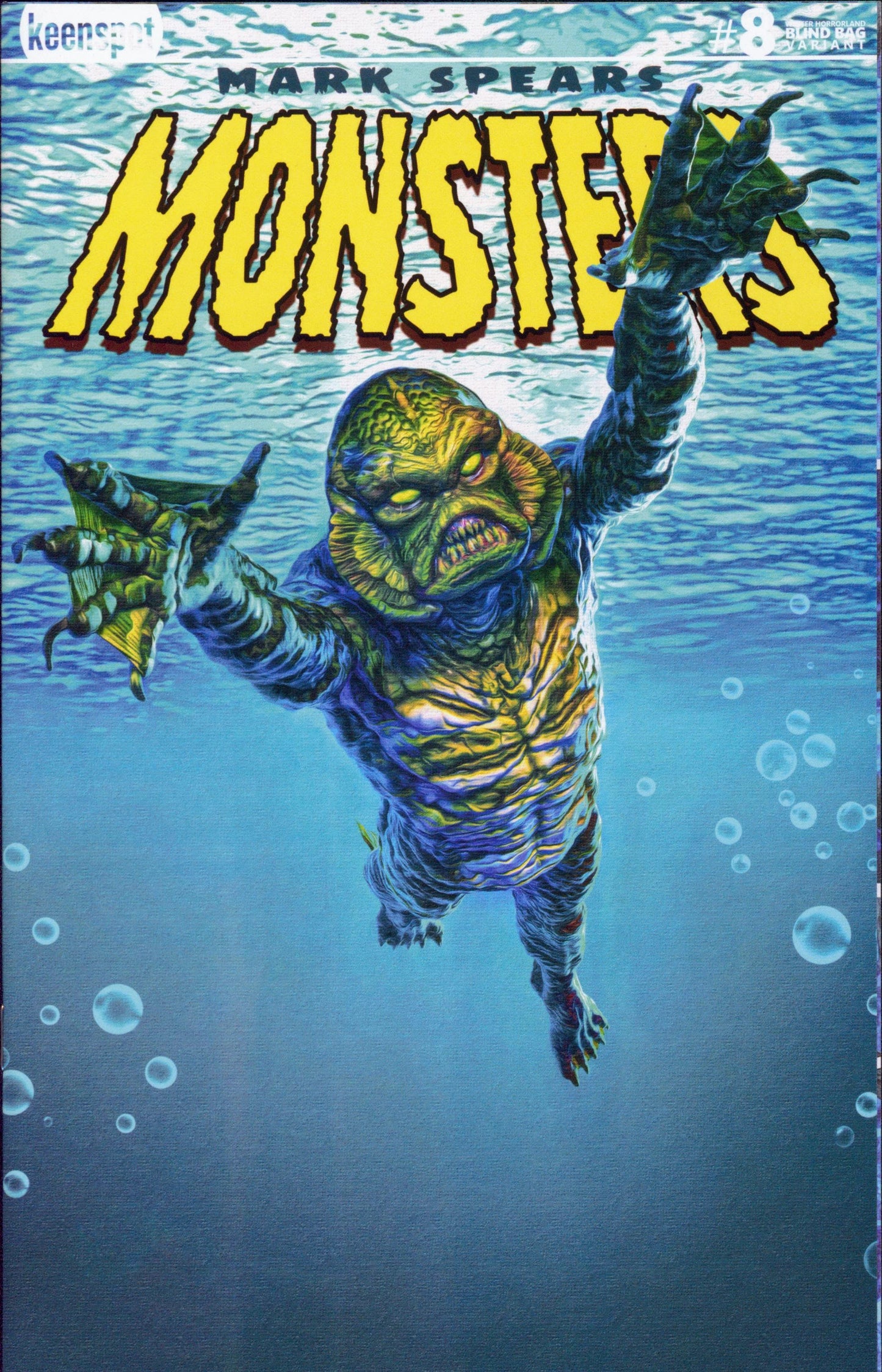 Mark Spears Monsters #8 Winter Horrorland A20 Cover