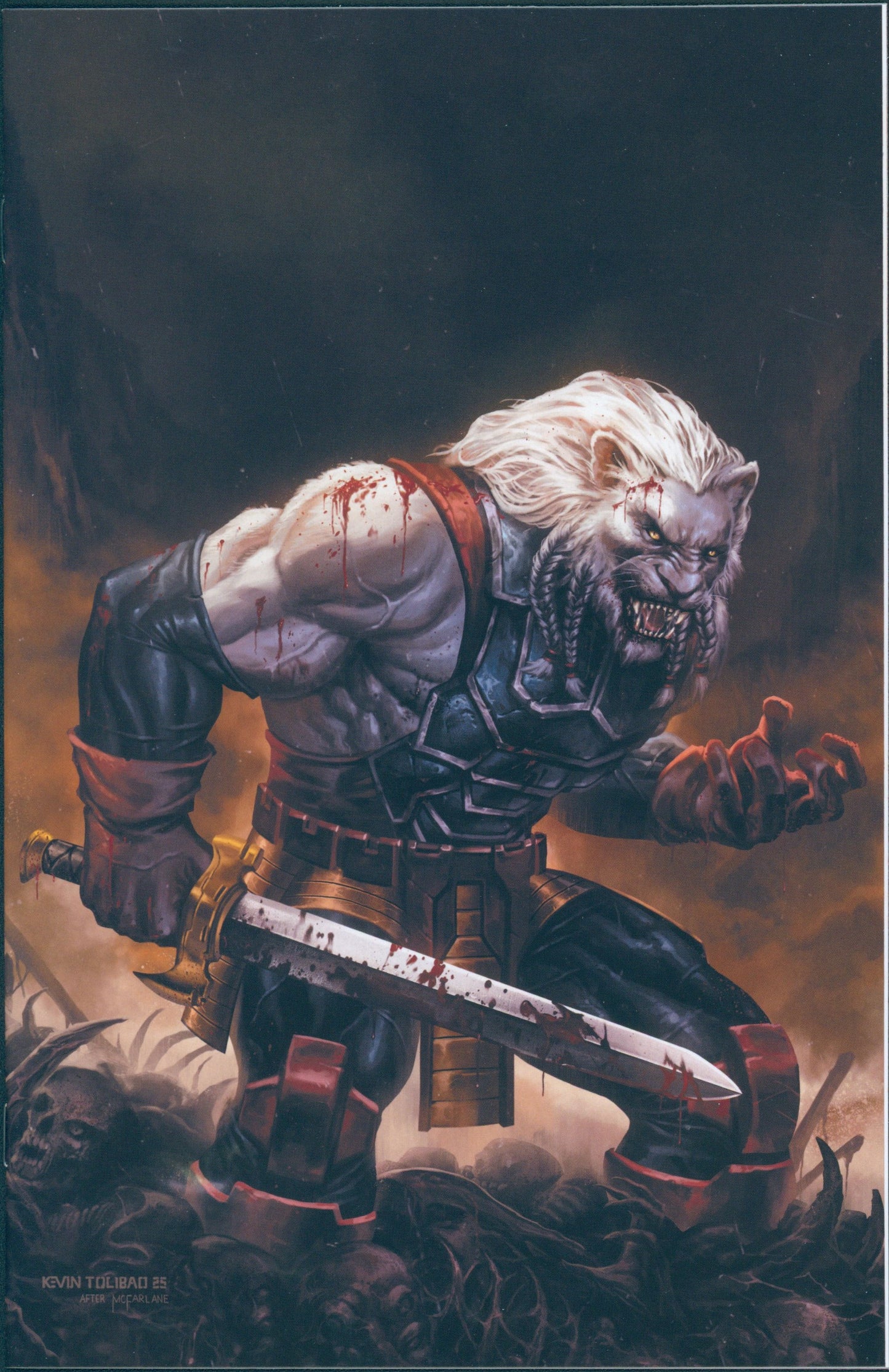 Invincible Universe: Battle Beast #4 - Virgin Foil Variant Kevin Tolibao