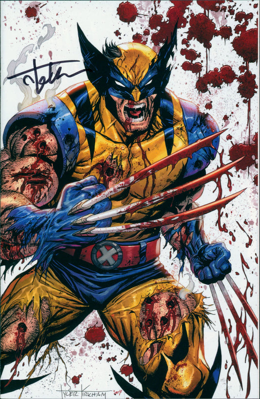 Wolverine Revenge #5 Battle Damage Virgin w/ COA - Signed Tyler Kirkham