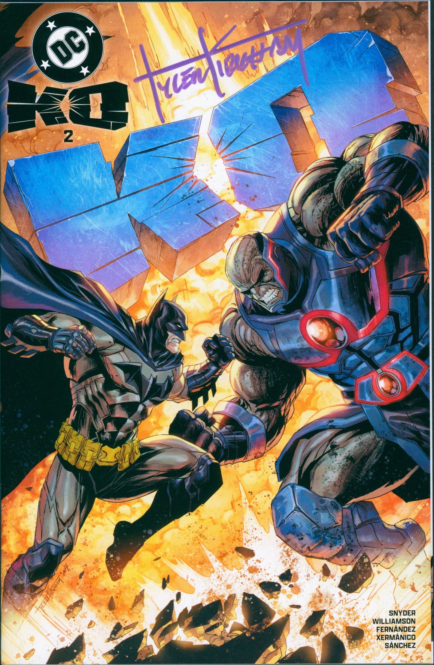 DC KO #2 - Signed w/ COA Tyler Kirkham