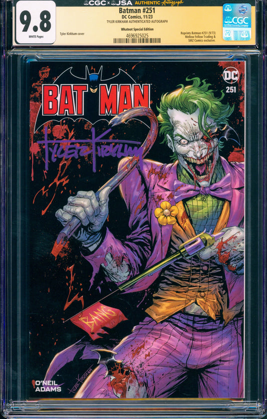 Batman #251 CGC 9.8 (Signed Tyler Kirkham)