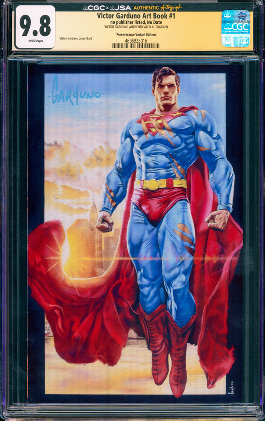 Superman Metal CGC 9.8 (Signed Victor Garduno)