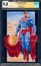 ART BOOK #1 CGC 9.8 METAL SUPERMAN SIGNED VICTOR GARDUNO