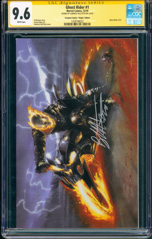 GHOST RIDER #1 VIRGIN (Signed Gabriele Dell'Otto)