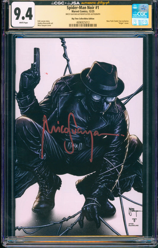 Spider-Man Noir #1 CGC 9.4 (Signed Mico Suayan)