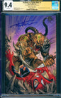 PREDATOR VS SPIDER-MAN #1 CGC 9.4 TYLER KIRKHAM SIGNATURE