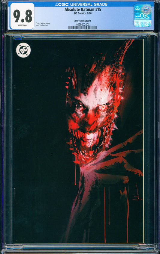 Absolute Batman #15 1st Print 1:50 CGC 9.8