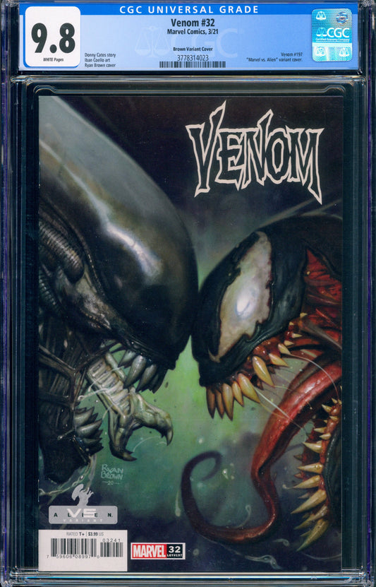 Venom #32 CGC 9.8 (Marvel vs Alien Cover)