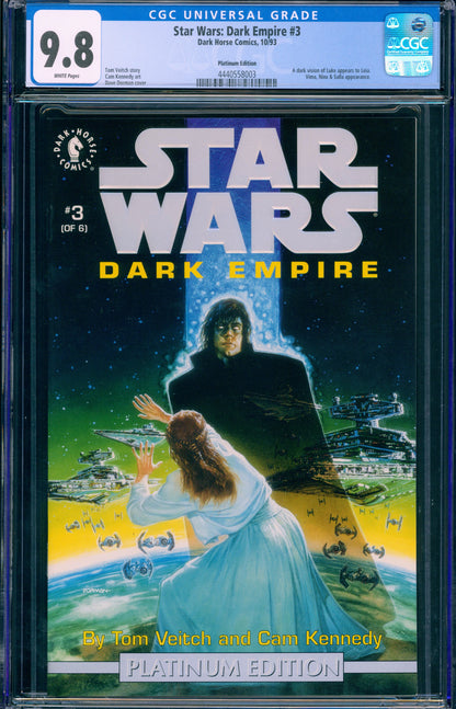 Star Wars Dark Empire CGC FULL SET #1-6 Graded Platinum Edition w/ COA