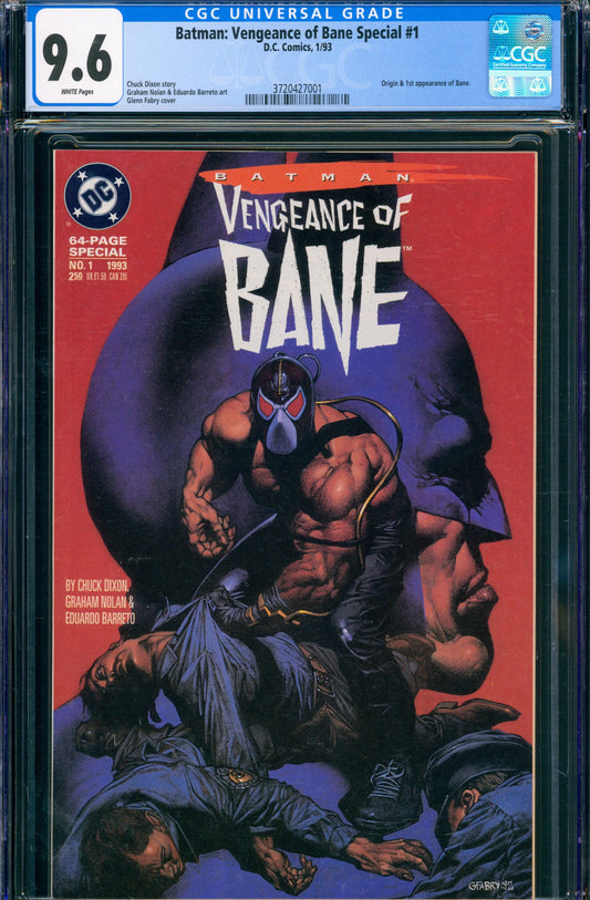 Vengeance of Bane Special #1 CGC 9.6 (1st App Bane)