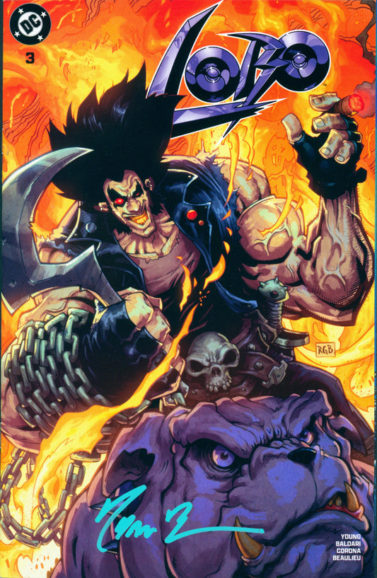 LOBO #3 SIGNED RYAN G. BROWNE LTD 666 COPIES 1ST APP NEW GREEN LANTERN