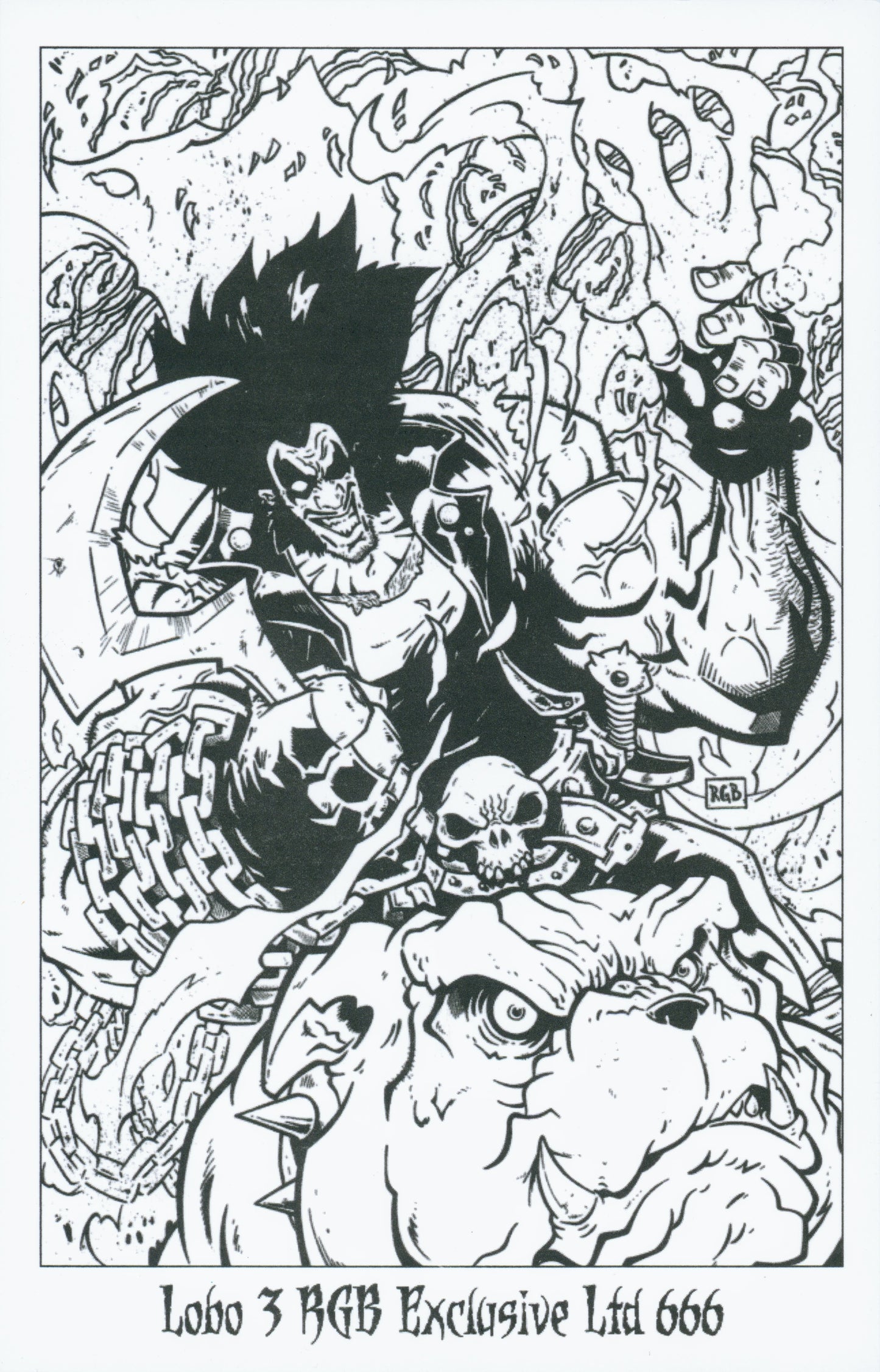 LOBO #3 SIGNED RYAN G. BROWNE LTD 666 COPIES 1ST APP NEW GREEN LANTERN