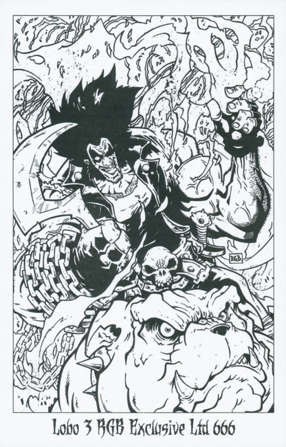 LOBO #3 SIGNED RYAN G. BROWNE LTD 666 COPIES 1ST APP NEW GREEN LANTERN