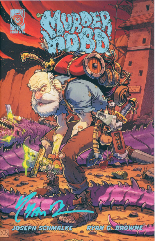 MURDER HOBO #1 COVER A&B SET OF 2 - BOTH SIGNED RYAN G BROWNE
