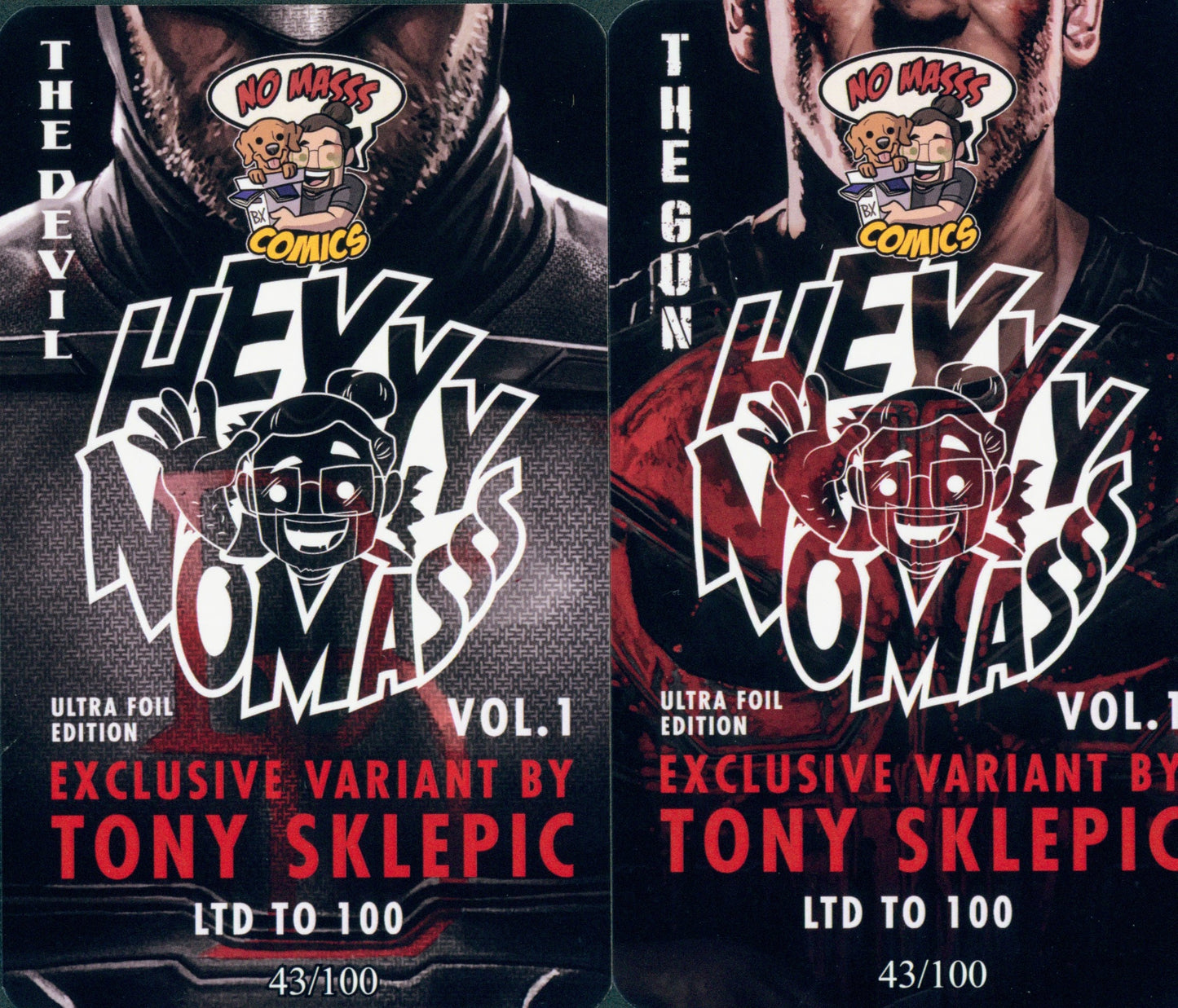 NOMASSS TONY SKLEPIC THE DEVILS GUN SET ULTIMATE SPOT FOIL EDITION LTD 100