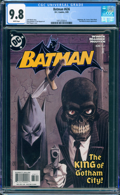 BATMAN #636 CGC 9.8 (2005) 2ND APP JASON TODD AS RED HOOD