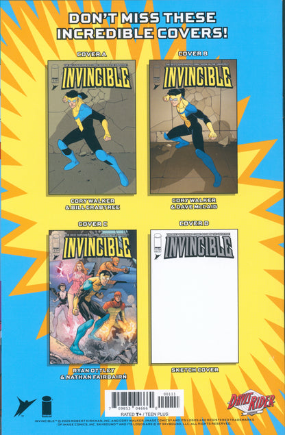 INVINCIBLE FOIL EDITION #1 VIRGIN (MEGACON 2026 ARIEL DIAZ) ATOM EVE LTD 1500