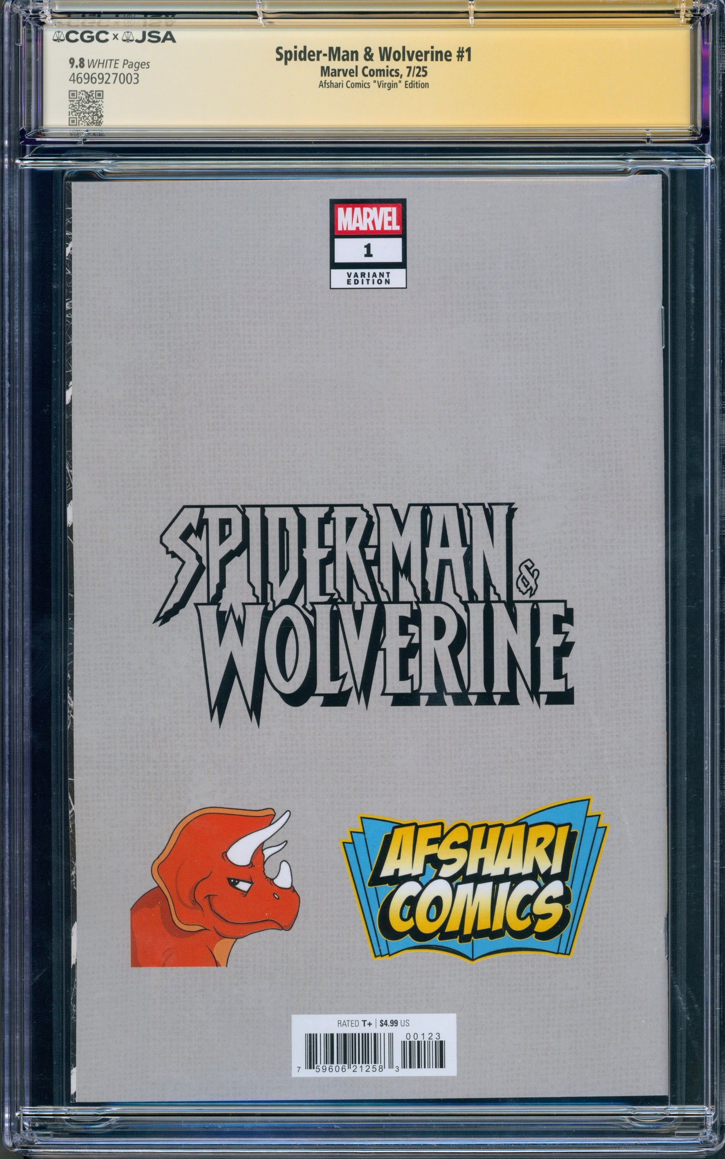 SPIDER-MAN & WOLVERINE #1 CGC 9.8 (SIGNED BY GODTAIL)