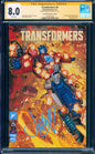 TRANSFORMERS #4 CGC 8.0 SIGNED JONBOY MEYERS