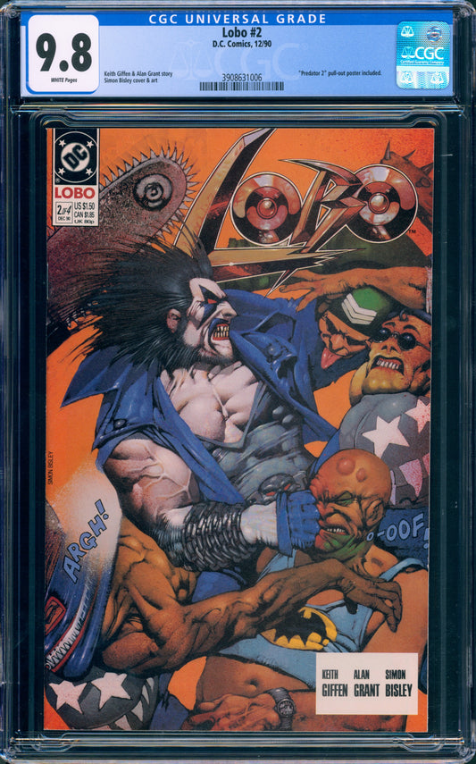 LOBO #2 CGC 9.8 LIMITED SERIES SIMON BISLEY