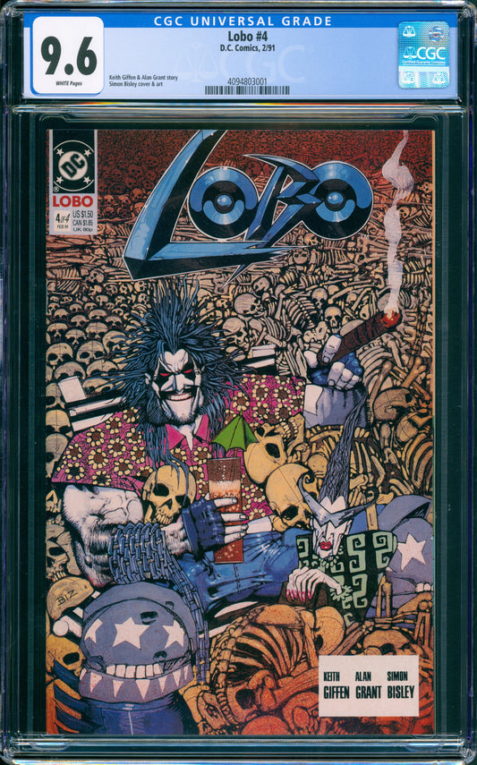 LOBO #4 CGC 9.6 LIMITED SERIES SIMON BISLEY