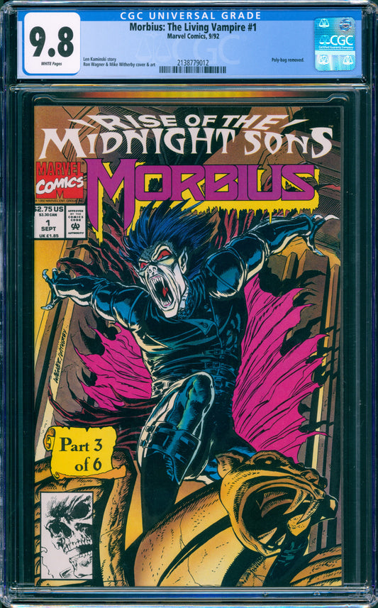 MORBIUS: LIVING VAMPIRE #1 CGC 9.8