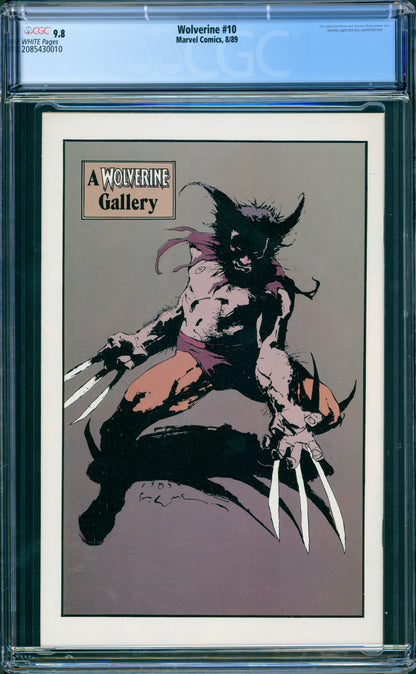 WOLVERINE #10 CGC 9.8 VS SABRETOOTH
