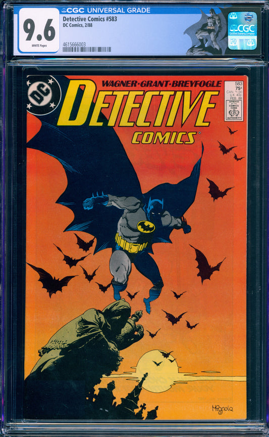 DETECTIVE COMICS #583 CGC 9.6 1ST SCARFACE & VENTRILOQUIST