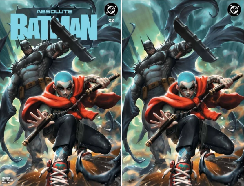 ABSOLUTE BATMAN #22 SET OF 2 - KENDRICK LIM TRADE 1000 VIRGIN 800
