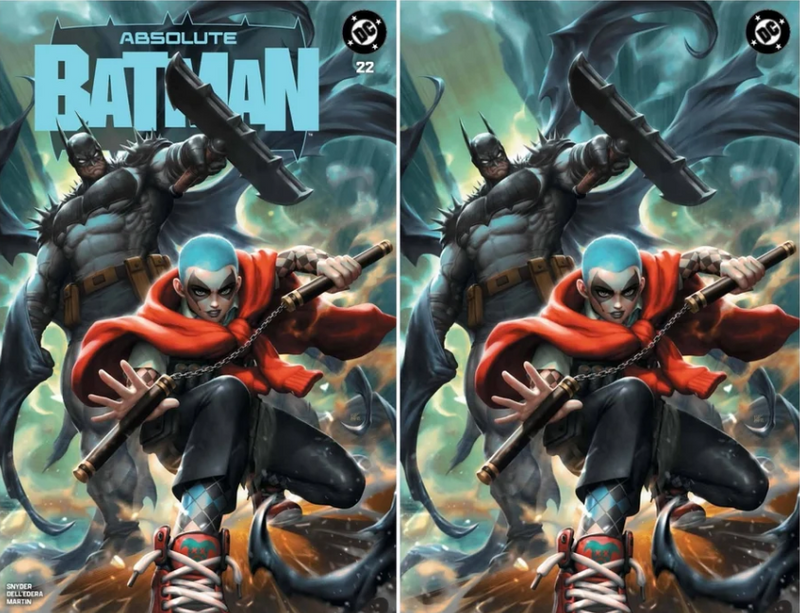 ABSOLUTE BATMAN #22 SET OF 2 - KENDRICK LIM TRADE 1000 VIRGIN 800