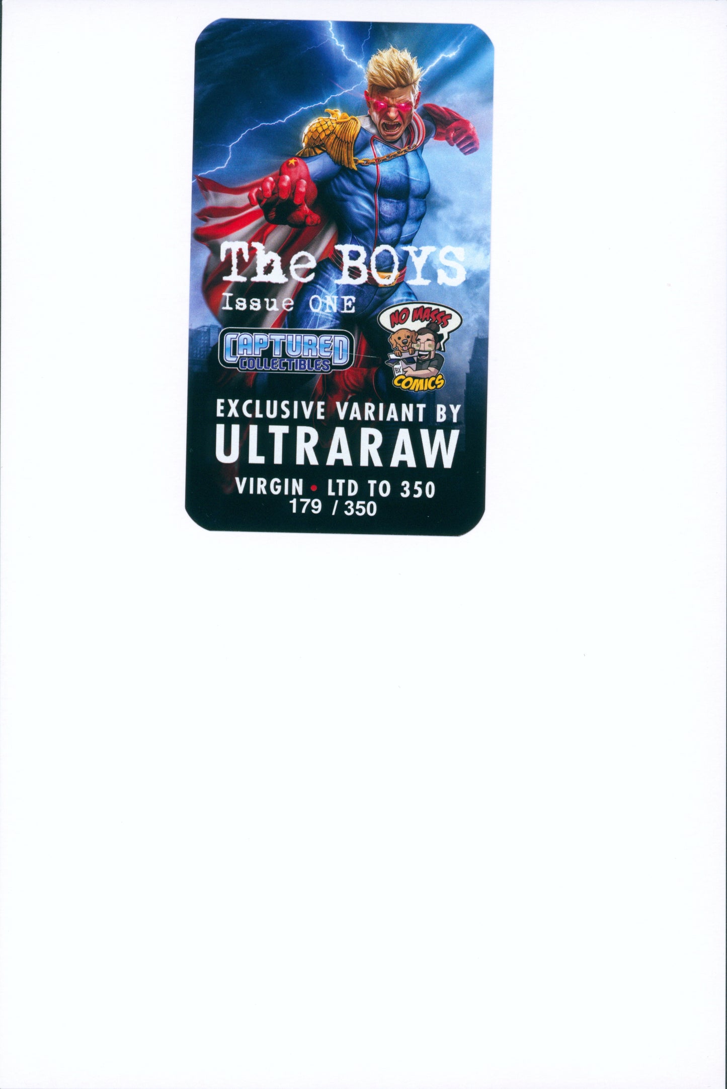 THE BOYS #1 REPRINT ULTRARAW VIRGIN LTD 350