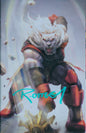 BATTLE BEAST #1 FOIL TIAGO DA SILVA *SIGNED* RYAN OTTLEY
