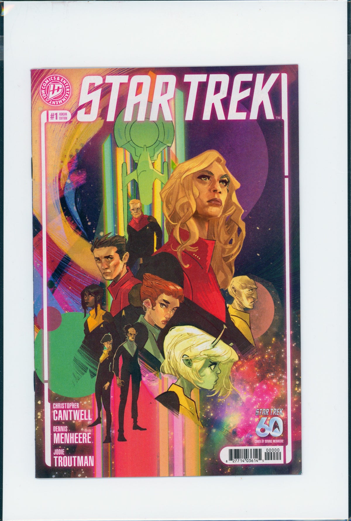 2 IN 1 - STAR TREK #1 & STAR TREK: ZERO POINT #1 ASHCAN RETAIL PROMO FLIP
