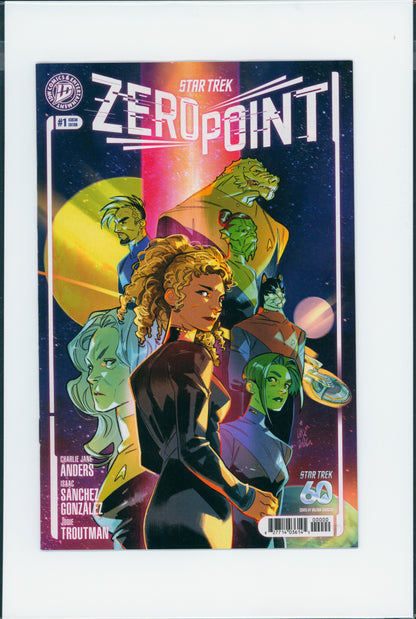 2 IN 1 - STAR TREK #1 & STAR TREK: ZERO POINT #1 ASHCAN RETAIL PROMO FLIP