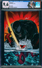 VENOM #1 CGC 9.6 TODD MCFARLINE FOIL PANINI LTD 1000 CUSTOM LABEL
