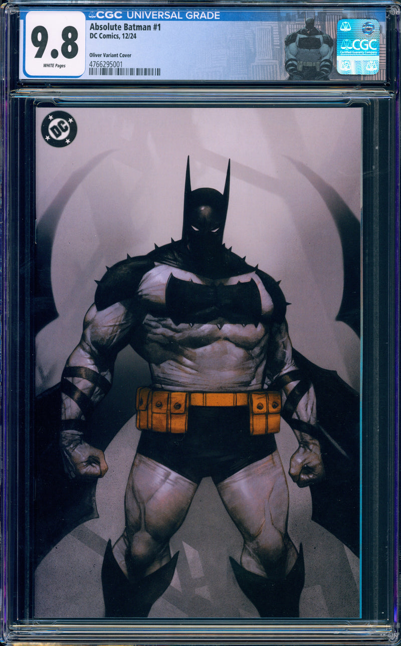 ABSOLUTE BATMAN #1 CGC 9.8 BEN OLIVER MEGACON VARIANT