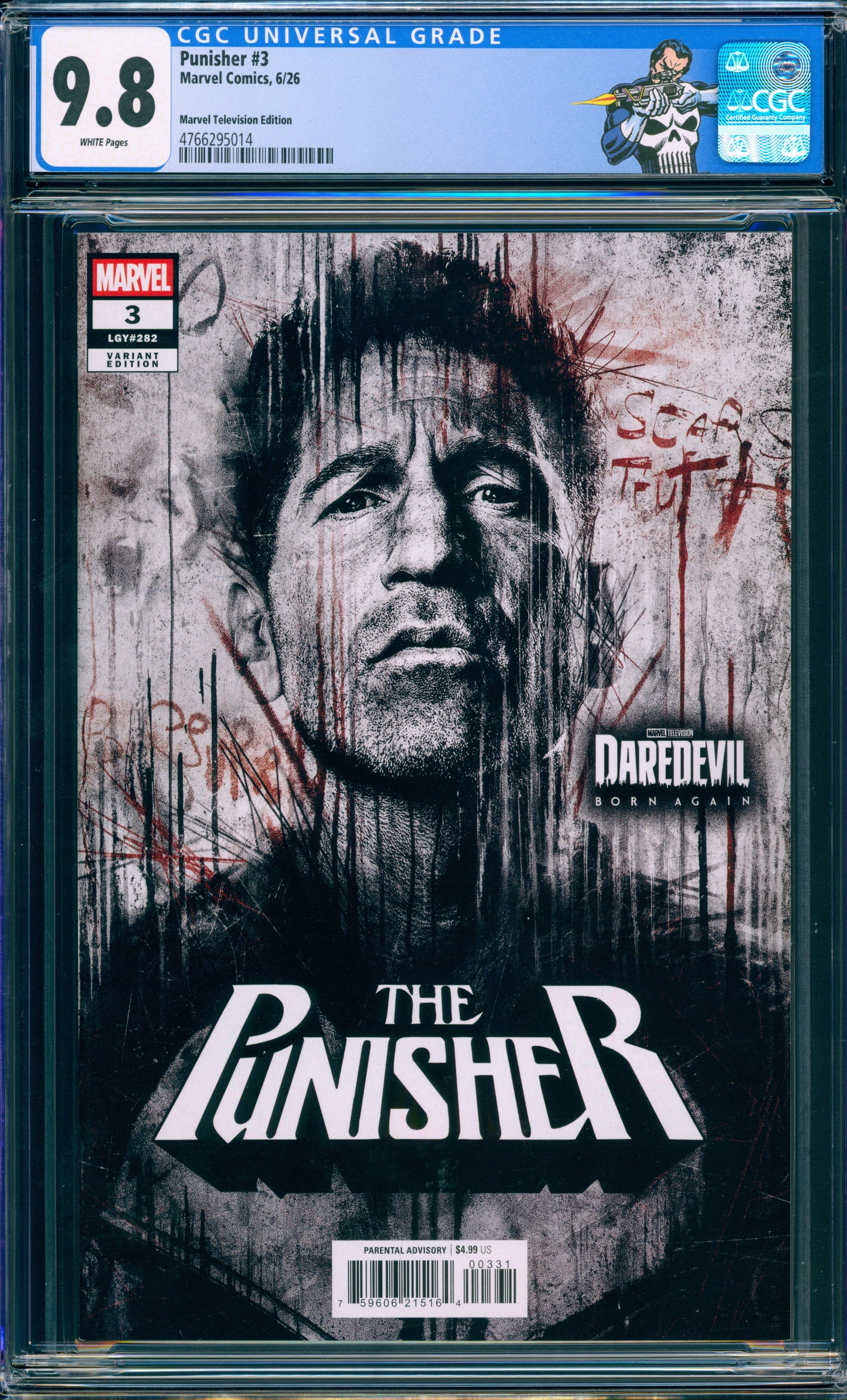 PUNISHER #3 CGC 9.8 1ST PRINT JON BERNTHAL CUSTOM LABEL