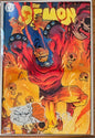 DEMON #1 FOIL🔥SPLASH COLOR REMARKED & SIGNED🔥RYAN G. BROWNE