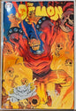 DEMON #1 FOIL🔥SPLASH COLOR REMARKED & SIGNED🔥RYAN G. BROWNE