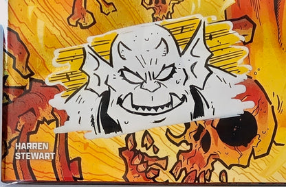 DEMON #1 FOIL🔥SPLASH COLOR REMARKED & SIGNED🔥RYAN G. BROWNE