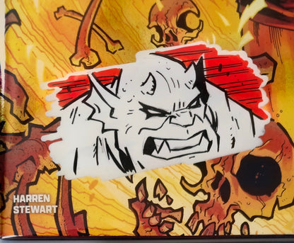 DEMON #1 FOIL🔥SPLASH COLOR REMARKED & SIGNED🔥RYAN G. BROWNE