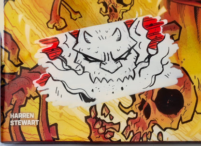 DEMON #1 FOIL🔥SPLASH COLOR REMARKED & SIGNED🔥RYAN G. BROWNE